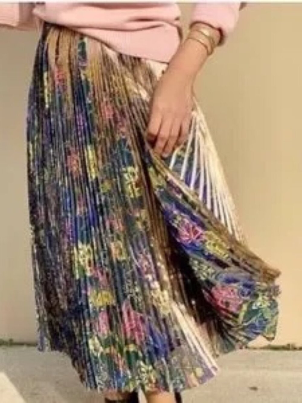 Maeve pleated skirt by Anthropologie